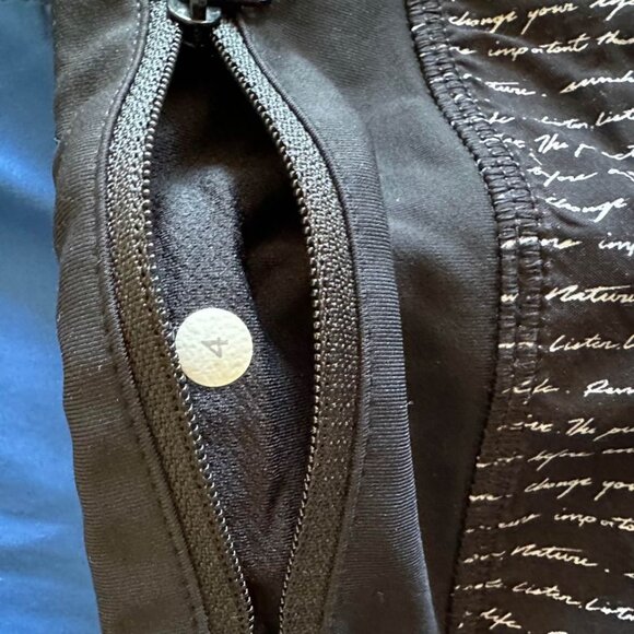 Lululemon Speed Short | Pinstripe | Size 4 - Picture 4 of 5